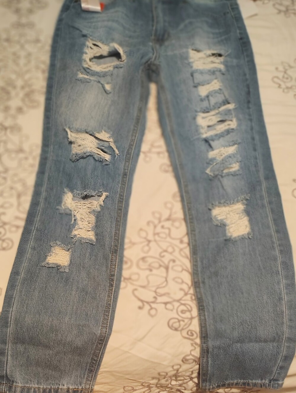 Dream Jean, Distressed Jeans -Junior Size: 11